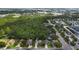 An aerial view showcasing the community and the proximity of lush tree coverage at 705 Sunburst Cove Ln, Winter Garden, FL 34787