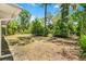 View of the backyard showcasing lush greenery and trees at 710 N Sparkman Ave, Orange City, FL 32763