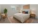 Bedroom featuring neutral walls, carpet, and well-lit windows at 710 N Sparkman Ave, Orange City, FL 32763