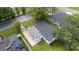 Aerial shot featuring the roof, backyard, and neighborhood at 7612 Pomelo Dr, Orlando, FL 32819