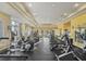 Community gym featuring cardio equipment, weight machines, and mirrors at 8030 John Hancock Dr, Winter Garden, FL 34787
