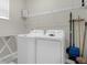 Clean and functional laundry room with modern appliances and ample storage space at 8982 Cabot Cliffs Dr, Davenport, FL 33896