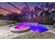 Spectacular screened pool and spa with LED lighting and a waterfall feature offers a private retreat at 1224 Hillcrest View Loop, Apopka, FL 32703