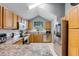 Updated kitchen featuring stainless steel appliances, granite countertops, and ample cabinet space at 333 Sonoma Valley Cir, Orlando, FL 32835