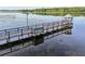 Scenic view of the pier on the lake, complete with lighting at 3446 Soho St # 108, Orlando, FL 32835