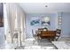 Light filled dining area featuring backyard access, modern lighting and decor at 4733 Cliveden Loop, Sanford, FL 32773