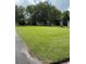Expansive yard with well-maintained grass and mature trees creating a peaceful setting at 524 Florida Ave, St Cloud, FL 34769