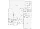 Detailed floor plan of the home highlighting the layout of bedrooms, living areas, and kitchen at 740 Bear Creek Cir, Winter Springs, FL 32708