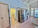 Kitchen features stainless steel refrigerator and lots of cabinet space at 800 Sterling Chase Dr, Port Orange, FL 32128