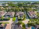 Expansive aerial view of a luxury home with a pool, lush landscaping, and neighborhood at 11754 Waterstone Loop Dr, Windermere, FL 34786
