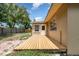 Wood deck in backyard off of home at 2078 Keyes Ln, Deltona, FL 32738
