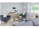 Bright living room features neutral tones, stylish furniture, and large windows for ample natural light at 2354 Emerald Springs Dr, Apopka, FL 32712