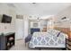 Comfortable bedroom featuring a cozy woven headboard and tasteful nautical decor at 402 Saint Dunstan Way, Winter Park, FL 32792