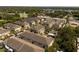 Aerial view of townhome community with neatly lined rooftops at 528 Lanark Ct, Orlando, FL 32806