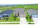 Aerial view of the house showcasing the property's location and surrounding neighborhood at 5345 Tuscany Ln, Davenport, FL 33897