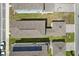 Aerial view of the roof of the house and neighborhood at 6449 Sprucepine Ln, St Cloud, FL 34771