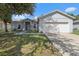 Charming single-story home with a well-maintained lawn and a two-car garage at 702 Pasteur Ln, Kissimmee, FL 34759