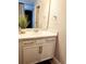Bathroom vanity featuring a white countertop, a sink, and storage cabinets at 813 Marsh Reed Dr, Winter Garden, FL 34787