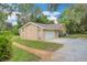 Charming home with a two-car garage and a long driveway in a lush, green landscape at 1102 Winter Springs Blvd, Winter Springs, FL 32708
