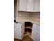 Custom corner cabinet with rotating shelves and hardware with ample counter space and storage at 1102 Winter Springs Blvd, Winter Springs, FL 32708
