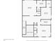 Upstairs floor plan showcasing the layout of the bedrooms, bathrooms, and closets at 14252 Anastasia Ln, Orlando, FL 32828