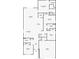 Detailed floor plan outlining room dimensions and layout of the home at 200 Garnet Ave, Kissimmee, FL 34758