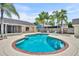 Backyard featuring a refreshing in-ground pool, perfect for outdoor enjoyment at 335 Oakpark Loop, Davenport, FL 33837