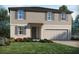 Charming two-story home featuring a two-car garage, neutral color palette, and well-maintained landscaping at 3896 Giorgio Dr, Winter Haven, FL 33884