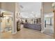 An open floor plan reveals a spacious living room and dining area at 5704 Bay Side Dr, Orlando, FL 32819