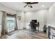 Clean office space with luxury vinyl flooring, crown molding, and natural light at 6346 Dallas Blvd, Orlando, FL 32833