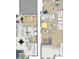 Spacious two-story floor plan layout providing an overview of the entire home at 9814 Amber Chestnut Way, Winter Garden, FL 34787