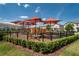 Fenced playground area for Gathering fun at 9814 Amber Chestnut Way, Winter Garden, FL 34787