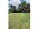 The backyard is expansive with lush green grass and mature trees at 1425 26Th St, Orlando, FL 32805