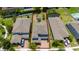Aerial view of the property with backyard trampoline, highlighting its location within the neighborhood at 15716 Sweet Lemon Way, Winter Garden, FL 34787