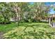 Expansive backyard featuring lush green grass, mature trees and lush landscaping at 2563 Breezy Meadow Rd, Apopka, FL 32712