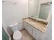 Well-lit bathroom with granite countertop vanity, and neutral decor at 412 Ranch Trl, Casselberry, FL 32707