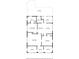 A detailed floor plan showcasing the layout of the home, including the number of bedrooms and square footage at 516 Tybee Pl, Orlando, FL 32829