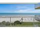 Enjoy oceanfront living from this balcony with unobstructed views of the ocean, beach and blue skies at 5201 S Atlantic Ave # 703A, New Smyrna Beach, FL 32169