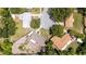 Aerial view of several homes and construction zone in a residential area at 5300 Locksley Ave, Orlando, FL 32810