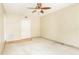 Empty bedroom with carpet and ceiling fan at 5300 Locksley Ave, Orlando, FL 32810