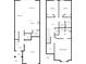 Detailed floor plan showcasing layout of living spaces, bedrooms, bathrooms, and utility areas at 576 Prospect Pt, Oviedo, FL 32765