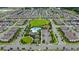Aerial view of community featuring a playground, pool, and expansive green space at 9068 Sonoma Coast Dr, Winter Garden, FL 34787