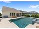 A beautiful pool and spa with an outdoor dining area, perfect for entertaining or relaxing by the water at 9068 Sonoma Coast Dr, Winter Garden, FL 34787