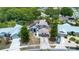 Aerial view showcasing the home's location, landscaping, and neighborhood at 1061 Providence Ln, Oviedo, FL 32765