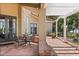 Outdoor patio with brick flooring, outdoor seating, and pergola at 1351 N Classic Ct, Longwood, FL 32779