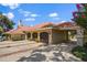 Three-car garage and portico providing ample parking at 1351 N Classic Ct, Longwood, FL 32779