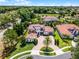 Beautiful aerial view showcases the property's curb appeal, landscaping, and surrounding neighborhood at 1517 Edenhall Pt, Lake Mary, FL 32746