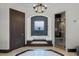 Bright bathroom with a luxurious soaking tub and dark wood accents to enjoy the view at 1517 Edenhall Pt, Lake Mary, FL 32746
