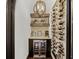 Wine room featuring a wine cooler, storage racks, and custom lighting at 1517 Edenhall Pt, Lake Mary, FL 32746