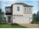 Charming two-story home with a well-manicured lawn and beautiful landscaping at 2272 Hen Rd, Minneola, FL 34715